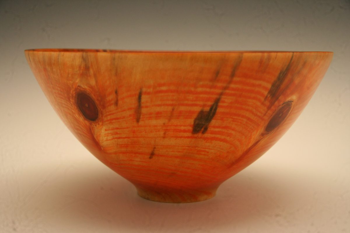 Norfolk Pine Bowl.
Dyed Orange
