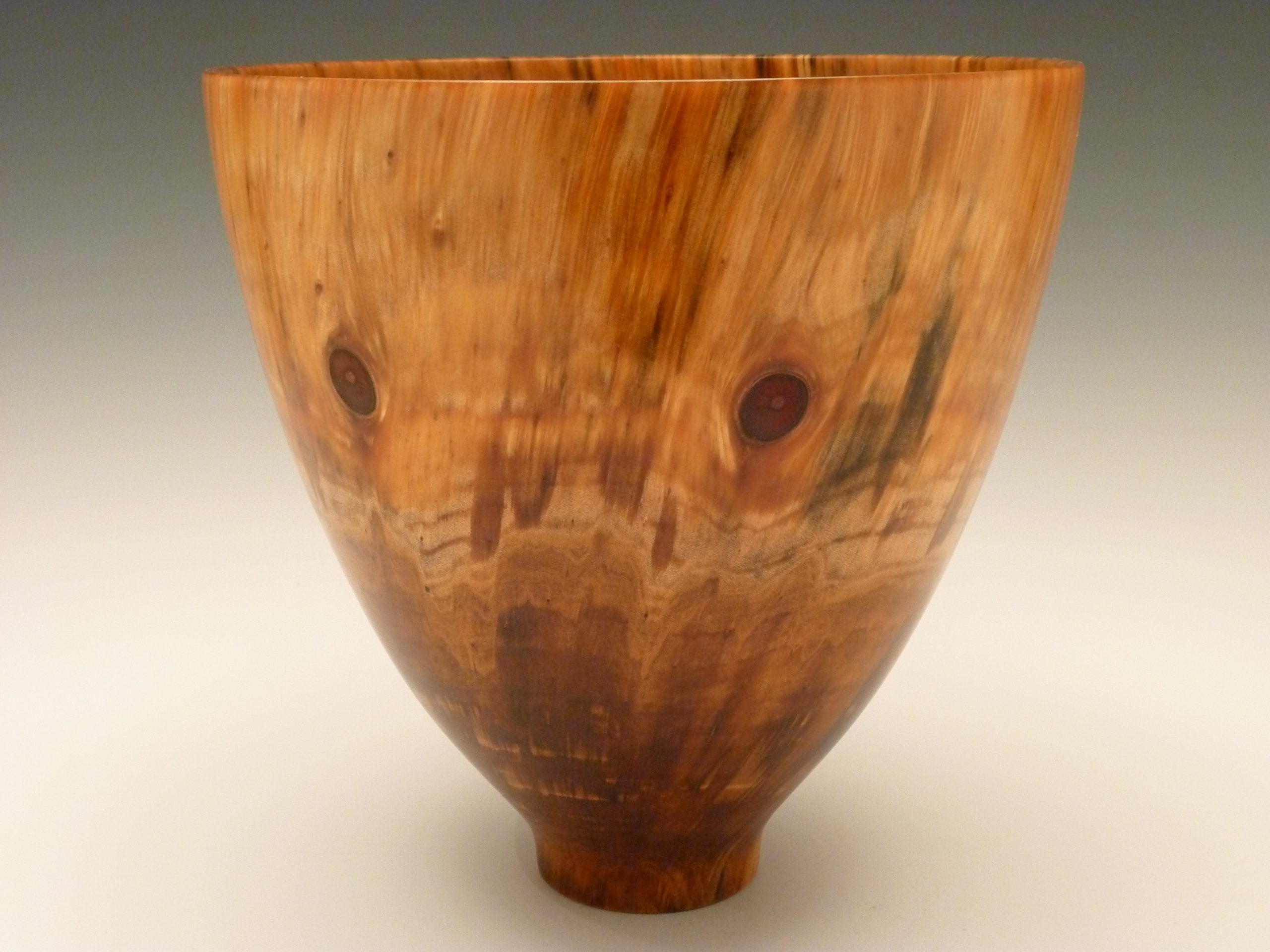 Cook pine Vase. Syd Vierra, Hawaii Wood Turner